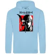 Жіноча толстовка (худі) Death Note Лайт Блакитний фото