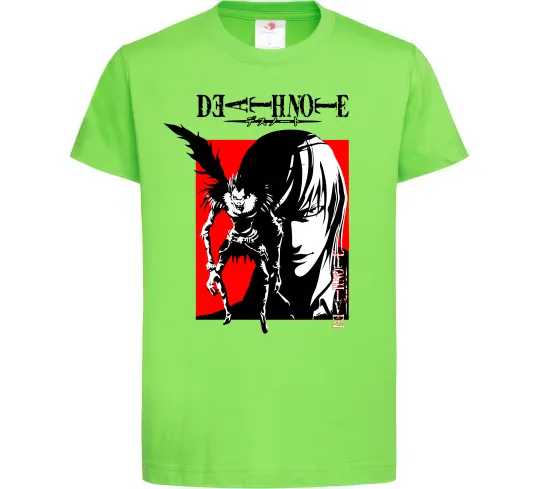 Детская футболка Death Note Лайт Лаймовый фото