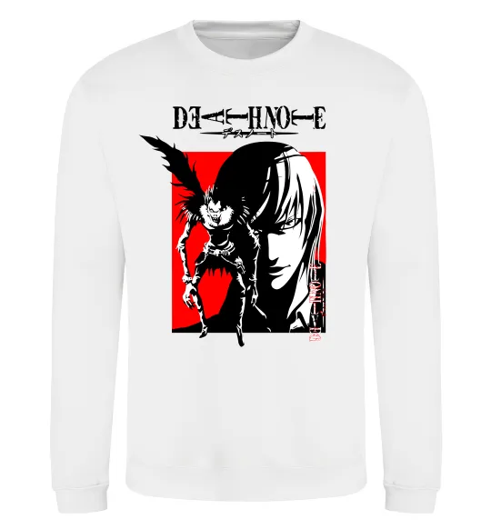Свитшот Death Note Лайт Белый фото