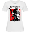Женская футболка Death Note Лайт Белый фото