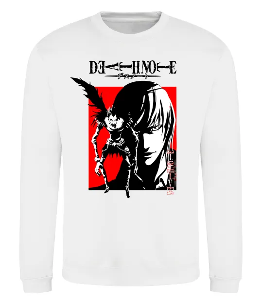 Свитшот Death Note Лайт Белый фото