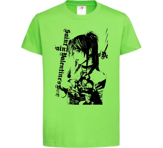 Детская футболка Death Note Міса Амане Лаймовый фото