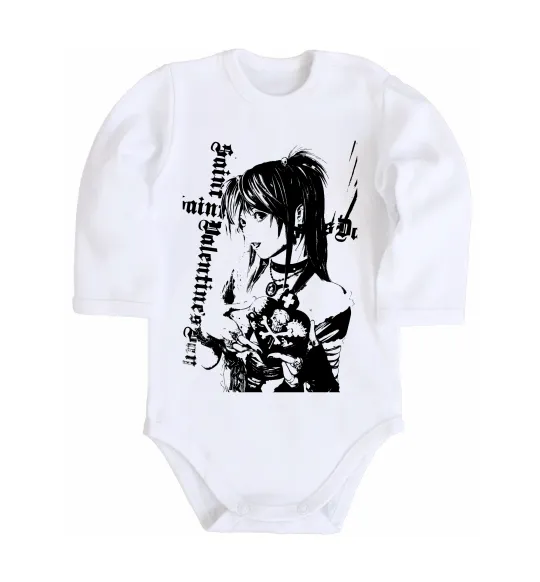 Дитячий бодік Death Note Міса Амане Білий фото