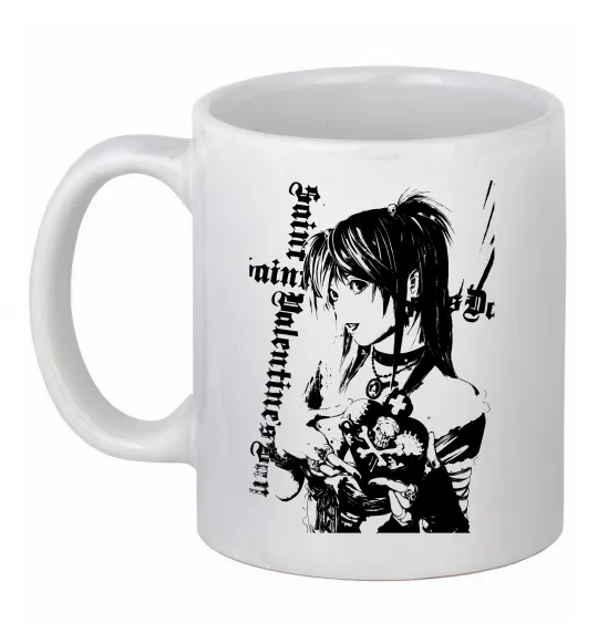 Чашка керамическая Death Note Міса Амане Белый фото