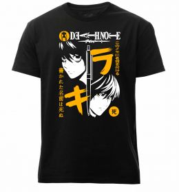 Мужская премиум футболка Death Note персонажі Мужская премиум футболка Death Note персонажі