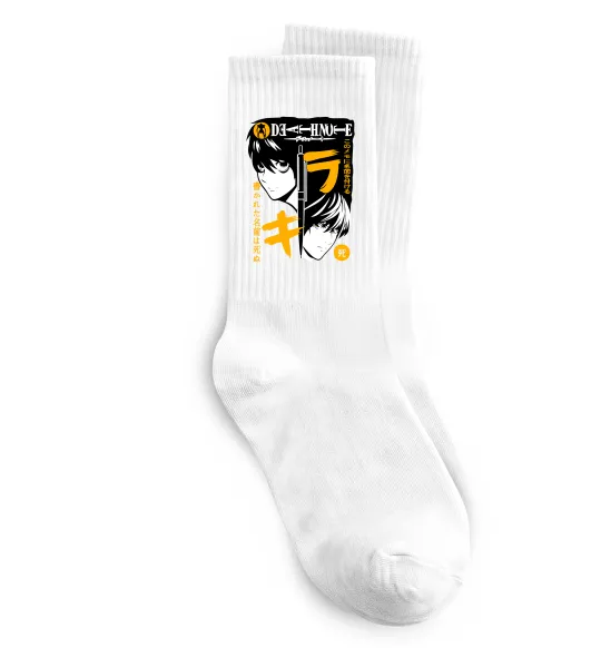 Носки Death Note персонажі Белый фото