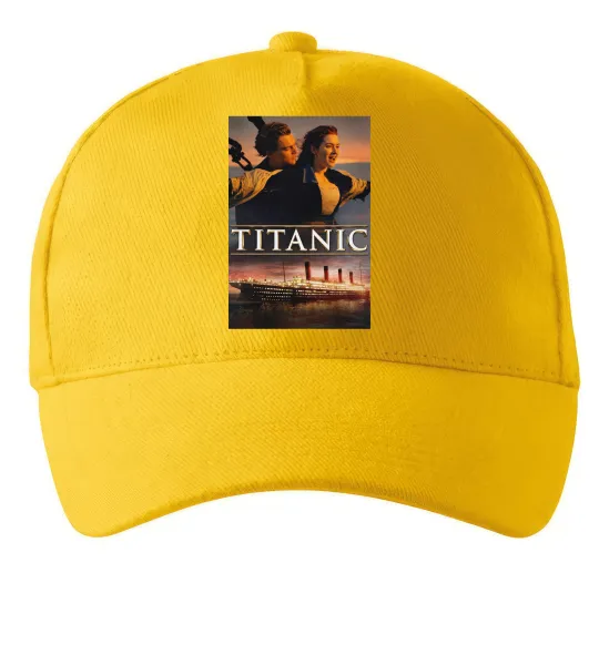 Кепка Титанік Джек та Роза Сонячно жовтий фото