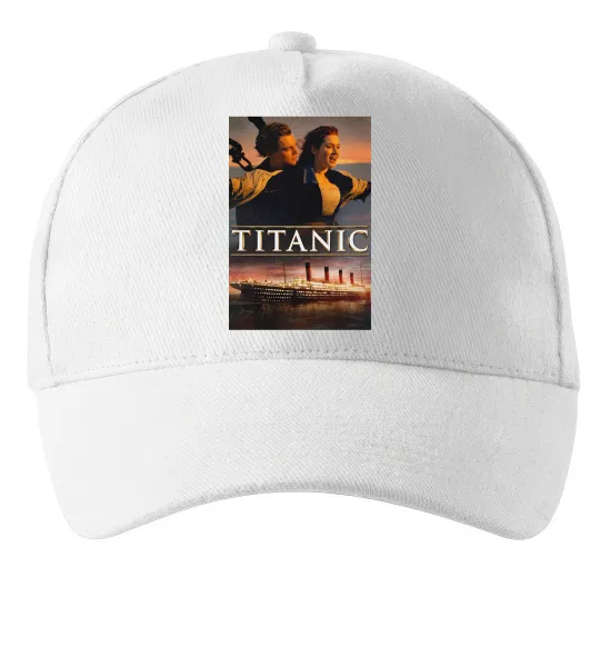 Кепка Титанік Джек та Роза Білий фото
