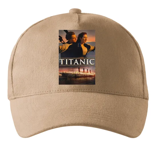 Кепка Титанік Джек та Роза Пісочний фото