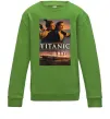 Детский Свитшот Титанік Джек та Роза Лаймовый фото