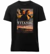Мужская премиум футболка Титанік Джек та Роза Черный фото