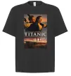 Футболка Оверсайз Титанік Джек та Роза Черный фото