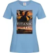 Женская футболка Титанік Джек та Роза Голубой Женская футболка Титанік Джек та Роза Голубой фото