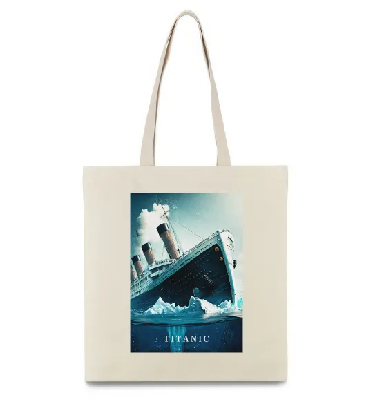 Эко-сумка Titanic тоне Бежевый фото