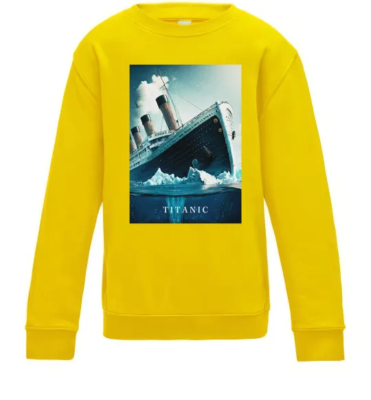 Детский Свитшот Titanic тоне Солнечно желтый фото