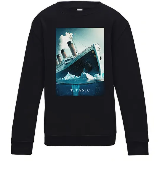 Детский Свитшот Titanic тоне Черный фото