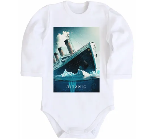 Детский боди Titanic тоне Белый фото