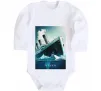 Дитячий бодік Titanic тоне Білий фото