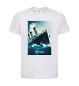 Детская футболка Titanic тоне Белый фото