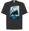 Футболка Оверсайз Titanic тоне Черный Футболка Оверсайз Titanic тоне Черный фото