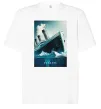 Футболка Оверсайз Titanic тоне Белый Футболка Оверсайз Titanic тоне Белый фото