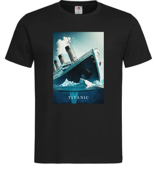 Мужская футболка Titanic тоне Черный фото