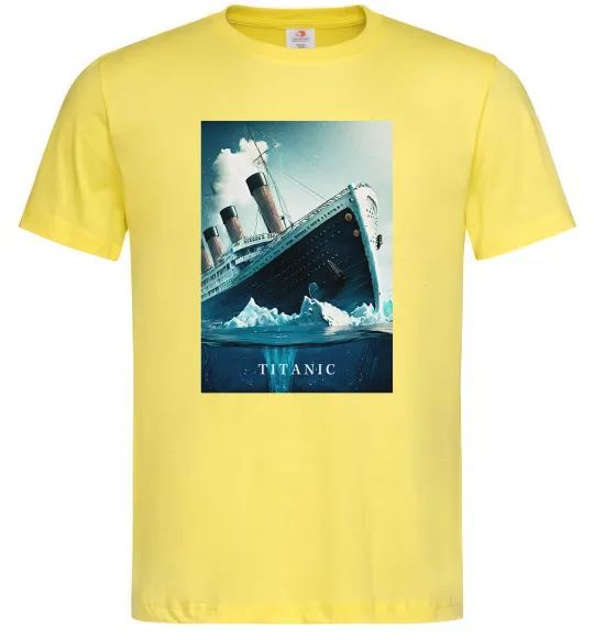Мужская футболка Titanic тоне Лимонный фото