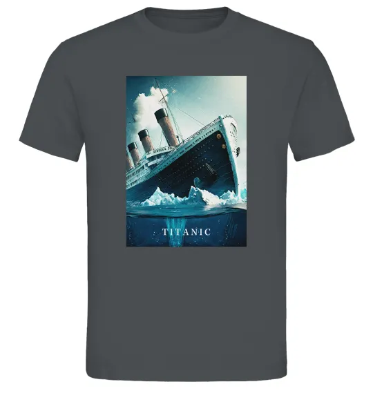 Мужская футболка Titanic тоне Графит фото