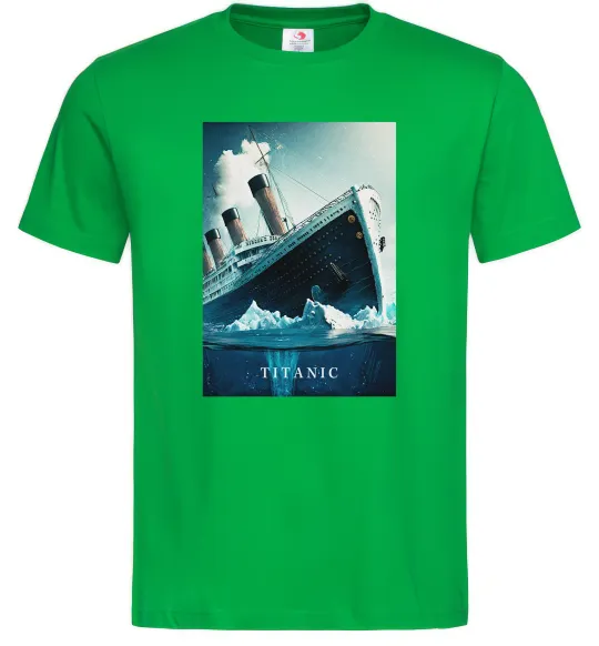 Мужская футболка Titanic тоне Зеленый фото