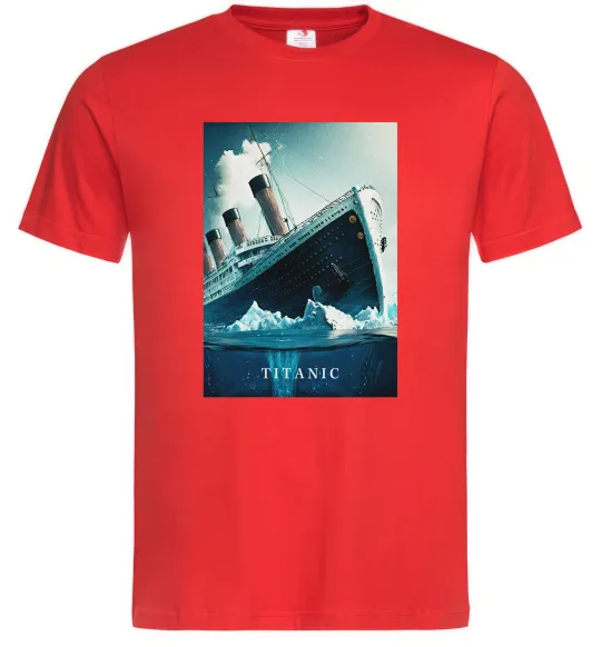 Мужская футболка Titanic тоне Красный фото