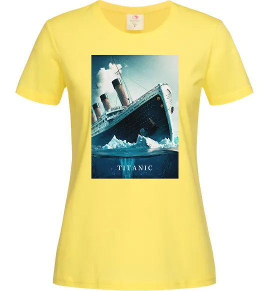Жіноча футболка Titanic тоне Лимонний фото