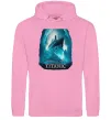 Жіноча толстовка (худі) Титанік постер Рожевий фото