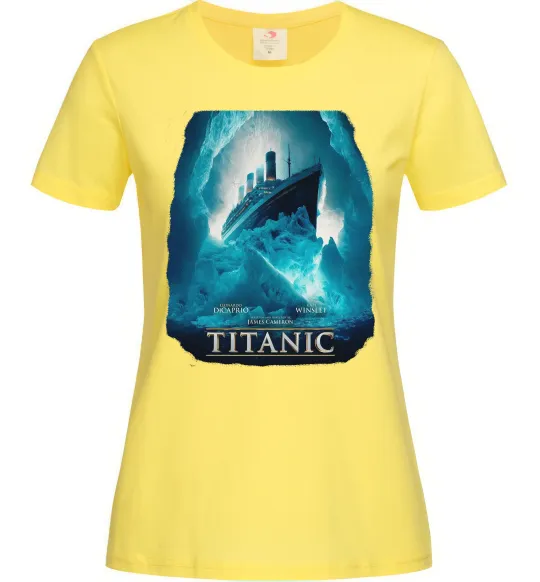 Жіноча футболка Титанік постер Лимонний фото