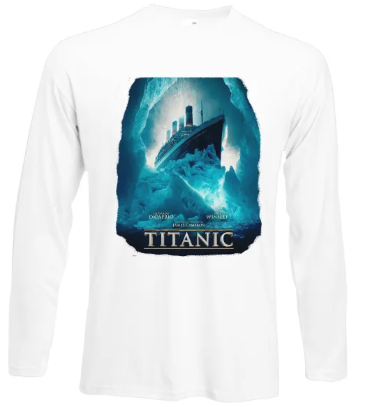 Лонгслив Титанік постер Белый фото