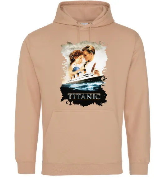 Женская толстовка (худи) Титанік Песочный фото