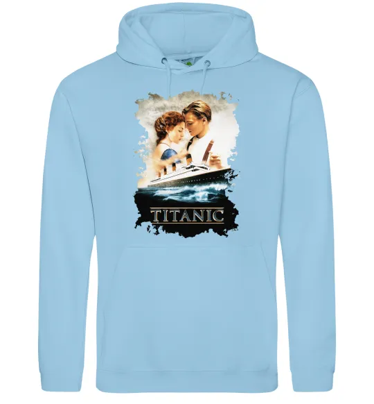 Жіноча толстовка (худі) Титанік Блакитний фото