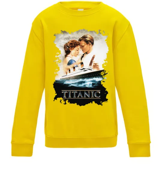Детский Свитшот Титанік Солнечно желтый фото