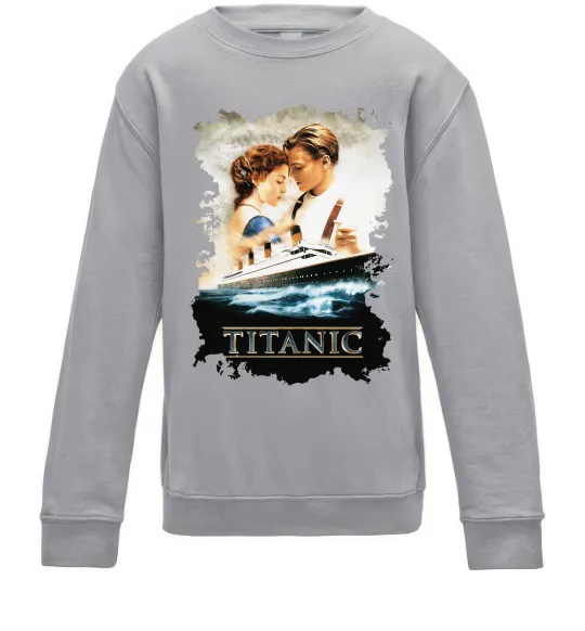 Детский Свитшот Титанік Серый меланж фото