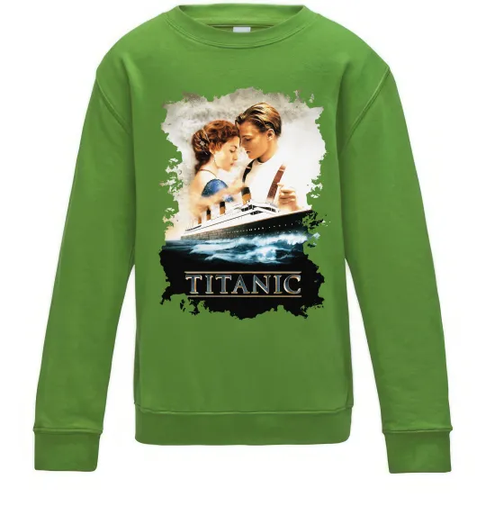 Детский Свитшот Титанік Лаймовый фото