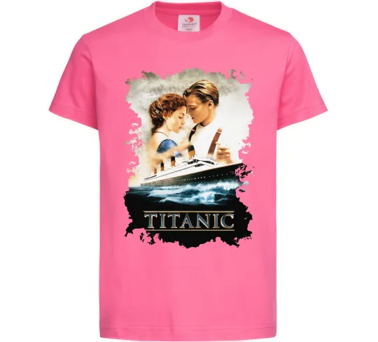 Детская футболка Титанік Ярко-розовый фото
