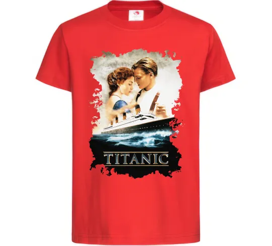 Детская футболка Титанік Красный фото