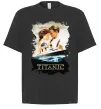 Футболка Оверсайз Титанік Черный фото