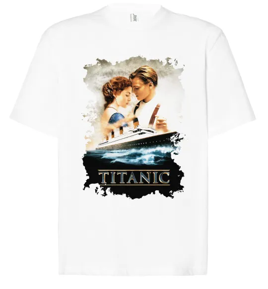 Футболка Оверсайз Титанік Белый фото