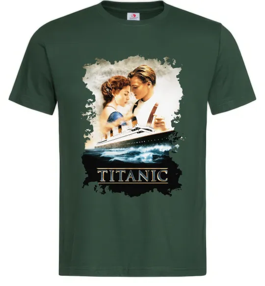 Мужская футболка Титанік Темно-зеленый фото