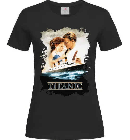 Жіноча футболка Титанік Чорний фото