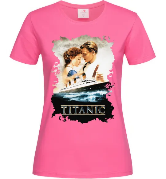 Жіноча футболка Титанік Яскраво-рожевий фото
