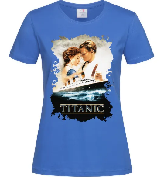 Жіноча футболка Титанік Яскраво-синій фото