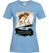 Жіноча футболка Титанік Блакитний Жіноча футболка Титанік Блакитний фото