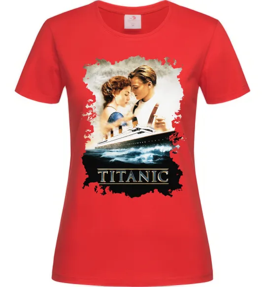Жіноча футболка Титанік Червоний фото