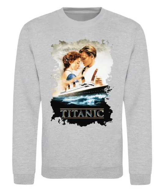 Свитшот Титанік Серый меланж фото